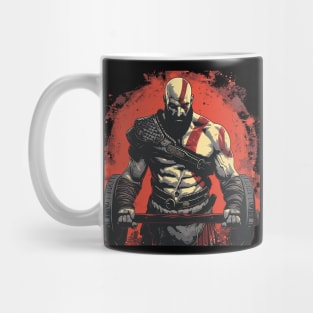 kratos at gym Mug